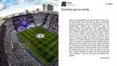 Atlético Madrid fan replies to Real Madrid banner