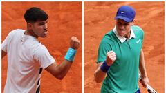 Sinner y Alcaraz juegan una superfinal en Roland Garros