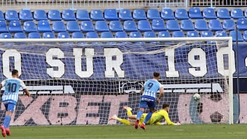 12/06/20 PARTIDO SEGUNDA DIVISION
 CORONAVIRUS COVID19
 MALAGA - HUESCA
 ESTADIO VACIO LA ROSALEDA PANORAMICA 
 GOL 1-1 SADIKU 