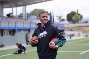Devonta Smith: “Estoy deseando que Dolphins y Commanders vean a los aficionados que hay por aquí”