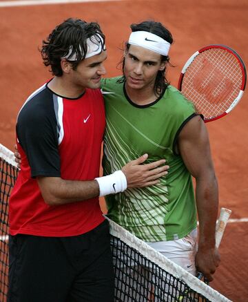 Primer enfrentamiento de ambos en París en las semifinales de 2005. 