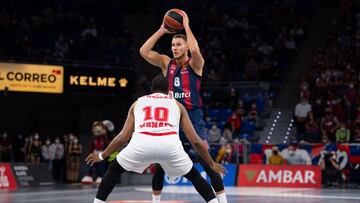 El jugador del Bitci Baskonia Tadas Sedekerskis en el partido contra el Monaco en el Buesa Arena, en la Euroliga 2021/22
 AITOR BOUZO/BASKONIA
 22/10/2021