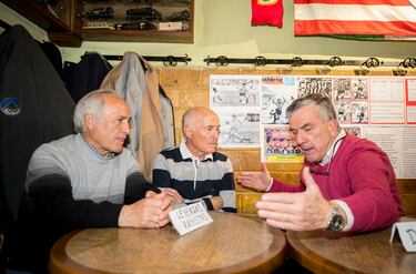 Hermanamiento de leyendas y peñas de Rayo y Athletic