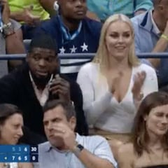 Quieres aplaudir un puntazo de Medvedev y no te dejan: lo que le pasó a Lindsey Vonn copa la red