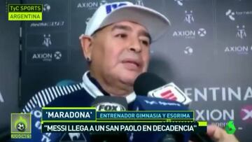 Maradona: "San Paolo esta endiegado..."
