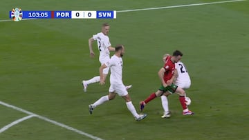 Iturralde y el penalti que err車 Cristiano: ※No es penalti...§