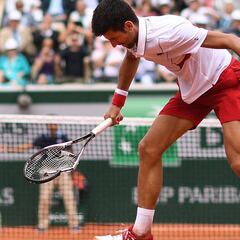 Djokovic revienta la raqueta; Bautista: "Se le fue la piña"