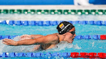 ROME, ITALY - AUGUST 16: Mireia Belmonte Garcia of Spain during the women's 200m butterfly at the European Aquatics Roma 2022 at Stadio del Nuoto on August 16, 2022 in Rome, Italy (Photo by Nikola Krstic/BSR Agency/Getty Images)