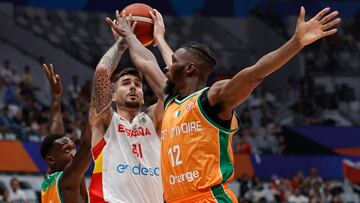 España - Costa de Marfil, en directo: Mundial Baloncesto 2023 hoy en vivo