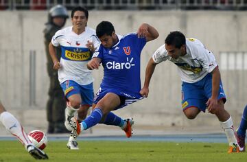 Matías Pérez García 2011: En la U de Jorge Sampaoli, el argentino jugó 9 partidos, sin goles ni asistencias en su registro.   