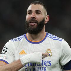 How many Clásicos has Karim Benzema played in and how many goals has he scored?