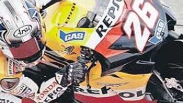 <b>¿HABRÁ MILAGRO? </b>Pedrosa está luchando, en su primer año en la categoría reina, por lograr el Mundial de MotoGP. Es segundo a falta de seis grandes premios.