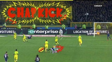 Los memes más divertidos de la patada del árbitro del Nantes-PSG