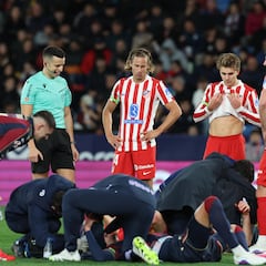 Matías Moreno pasará la noche en el hospital