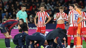 31/01/26 PARTIDO PRIMERA DIVISION
LEVANTE UD - ATLETICO DE MADRID
LESION SORLOTH