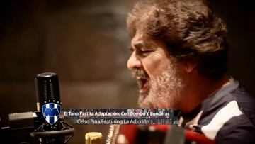 Lo hizo en la adaptación de la canción 'Tano Pastita' del álbum 'Rayados es pasión' que fue lanzado en 2014.