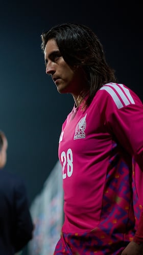 Carlos Acevedo of Mexico during 2025 International Friendly match between Mexico (Mexican National team) and Uruguay at TSM Corona Stadium, on November 15, 2025 in Torreon, Coahuila, Mexico.
