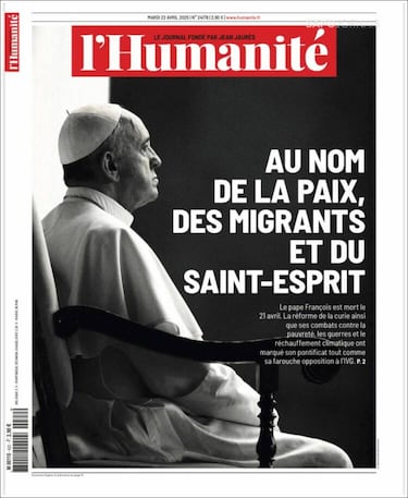 "En el nombre de la paz, de los migrantes y del Espíritu Santo".