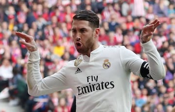 Real Madrid's Sergio Ramos won't have any on-pitch celebrations against Ajax this time.