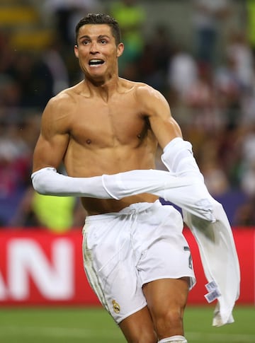 Cristiano Ronaldo celebra la victoria. 