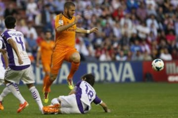 Benzema y Alvaro Rubio.