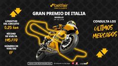 Gran Premio de Italia MotoGP 2025: horarios, pronósticos y dónde ver la carrera de Mugello