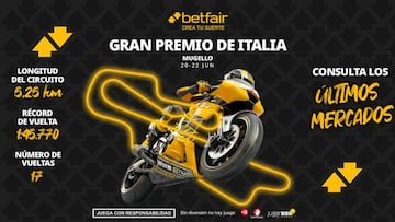 Gran Premio de Italia MotoGP 2025: horarios, pronósticos y dónde ver la carrera de Mugello