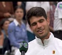 Alcaraz da su discurso con España jugando: muy top Carlitos con esta frase en la central de Wimbledon
