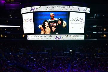 El emotivo funeral de Kobe Bryant en el Staples Center