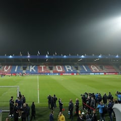 Las imágenes del entrenamiento del Real Madrid en Plzen