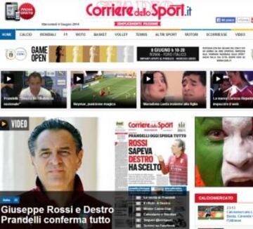 Portadas de la prensa extranjera