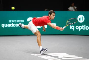 El tenista murciano ganó 6-4 y 7-6 al tenista coreano, Soonwoo Kwon, en el cuarto partido de la eliminatoria de la Copa Davis en Valencia. 