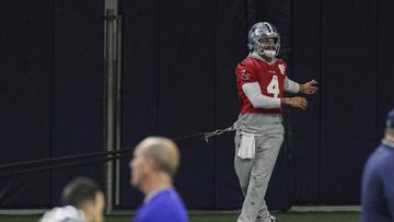 El quarterback se lesionó en la última jugada del partido contra los New England Patriots y no quiere sentir molestias durante toda la temporada.