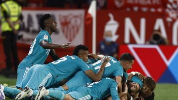 17/04/22 PARTIDO PRIMRA DIVISION JORNADA 32
SEVILLA - REAL MADRID
MINUTO 91 TERCER GOL BENZEMA 2-3 ALEGRIA