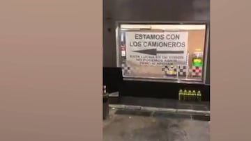 El aplaudido detalle de una estación de servicio cerrada por coronavirus con un chofer