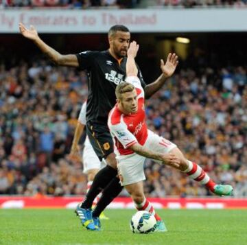 Jack Wilshere supera la marca de Tom Huddlestone.