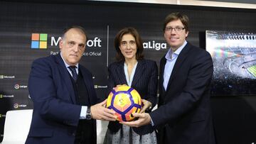 LaLiga cierra una alianza con Microsoft.