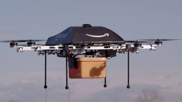 Los drones de Amazon recargarán tu coche eléctrico durante un viaje