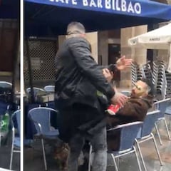 La brutal agresión de un ultra del Betis a un joven en Bilbao
