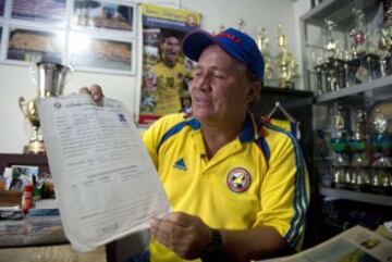 Yul Calderón, primer entrenador de James Rodríguez en la Academia Tolimense de Fútbol.