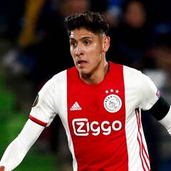 Edson Álvarez se quedó cerca de anotarle al Chelsea con el Ajax