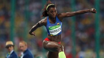 Caterine Ibarguen aseguró que en su mente están los próximos Juegos Olímpicos y que espera mantener su buen nivel para lograr el record mundial.
