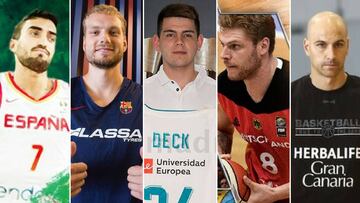 Jaime Fernández, Jaka Blazic, Gabriel Deck, Lucca Staiger y Kim Tillie.