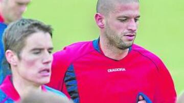 <b>PREOCUPADO. </b>Igor da Souza, entrenándose con el Girona.