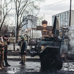 El combate se recrudece en Kiev; Rusia se hace con otra ciudad y veta a la ONU