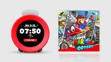 nintendo alarmo reloj despertador super mario odyssey