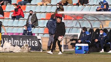 Rubén de la Barrera valoró el esfuerzo del Depor en el Helmántico