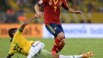 Villa en la Confederaciones ante Brasil