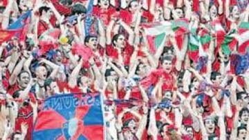 <b>EXPECTACIÓN. </b>El Reyno de Navarra se prepara para recibir al Barça.