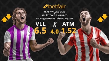 Real Valladolid vs. Atlético de Madrid: horario, dónde ver, pronósticos y clasificación